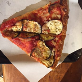 Amici di Ponte Vecchio - Eggplant pizza. Again totally passable. Skip it (2.50 euro) - Italian Near Me - Florence, FI