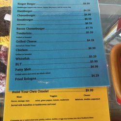 Ritz Cafe - Menu