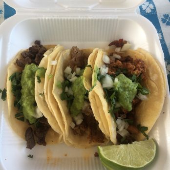 Tacos Los Hermanos - Carne asada, carnitas, and adobada tacos with condiments from salsa bar - Mexican Near Me - Lone Pine, California Tacos Los Hermanos - Carne asada, carnitas, and adobada tacos with condiments from salsa bar - Mexican Near Me - Lone Pine, California