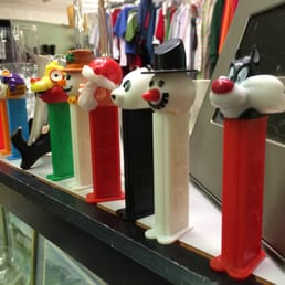 An impressive collection of Pez machines. See also their cabinet of Princess Diana memorabilia. An impressive collection of Pez machines. See also their cabinet of Princess Diana memorabilia.