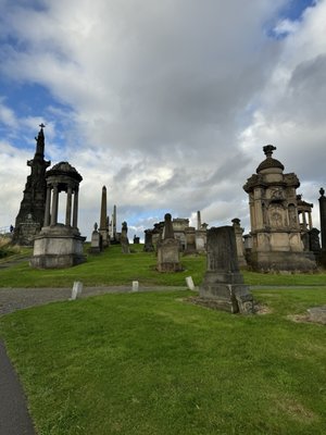 The Glasgow Necropolis by null