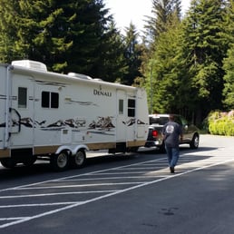 The Denali travel trailer made our truck look awesome!