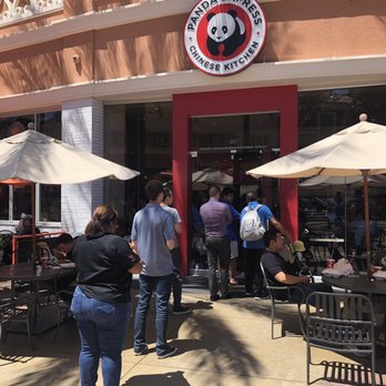 Panda Express - This is the line for Panda at noon. This is the line of a 5 star restaurant definitely not a 3 star haha - Chinese Near Me - Irvine, California
