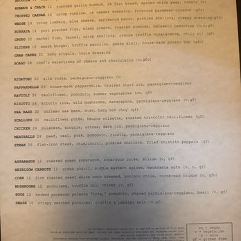 CRAFTkitchen - Dinner menu - New American Near Me - Henderson, Nevada
