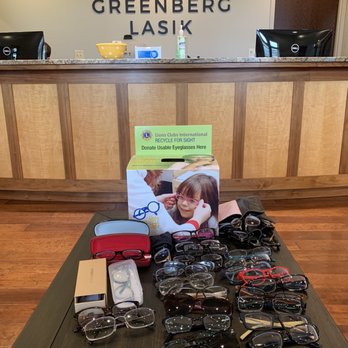 Greenberg LASIK - Greenberg Lasik Indianapolis office. They collect glasses to donate to the Lions Club Recycle for sight program. - Laser Eye Surgery/Lasik Near Me - Indianapolis, Indiana
