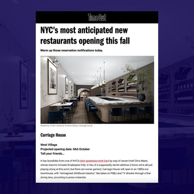 Carriage House NYC by null