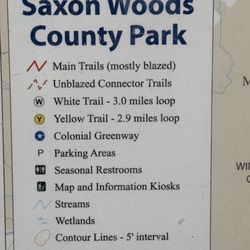 Saxon Woods Park - Saxon Woods County Park Map Key.