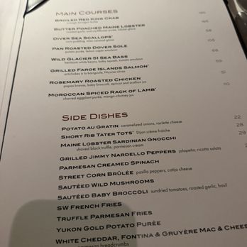 SW Steakhouse - Menu - Steakhouses Near Me - Las Vegas, Nevada SW Steakhouse - Menu - Steakhouses Near Me - Las Vegas, Nevada