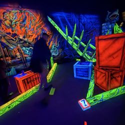 Glowing Greens - Loved the glow in the dark vibe