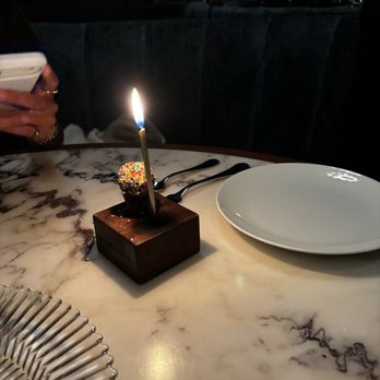 Bourbon Steak - Birthday dessert - Steakhouses Near Me - San Francisco, California Bourbon Steak - Birthday dessert - Steakhouses Near Me - San Francisco, California