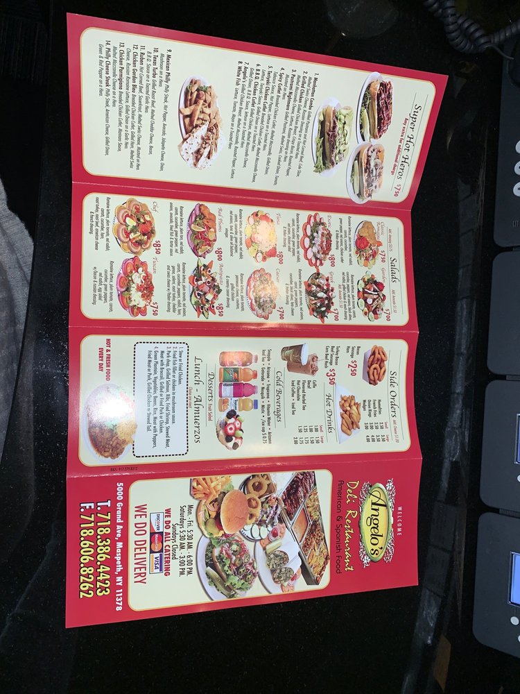 ANGELO’S DELI Updated July 2024 5000 Grand Ave, Queens, New York