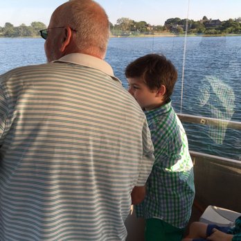 MTK Cruises - Tom sharing the wheel! - Boat Charters Near Me - Montauk, New York