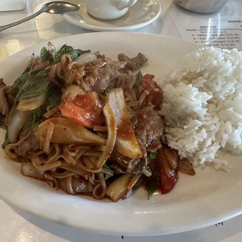 Thai Delight Restaurant - Spicy noodles, 3 star spice, beef, recommended by the server and was absolutely delicious! - Thai Near Me - Deerfield Beach, Florida Thai Delight Restaurant - Spicy noodles, 3 star spice, beef, recommended by the server and was absolutely delicious! - Thai Near Me - Deerfield Beach, Florida