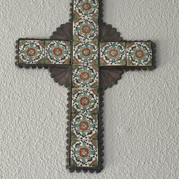 Too Much Stuff - Tile cross had to come home with me, under $20 - Antiques Near Me - Auburn, California
