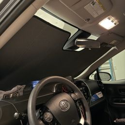 I'll fitting custom shade. Not at all like the picture they sent showing how it would fit.