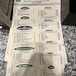 Menu Menu