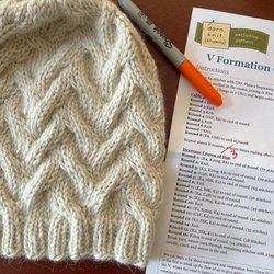 Did you get one of our December Makers' League Kits? We have a Oopsy on the V Formation pattern.