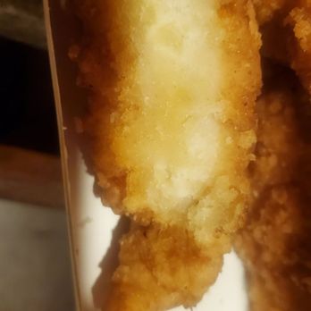 Jollibee - Uncooked flour on chicken tenders - Chicken Shop Near Me - Wheaton, Maryland