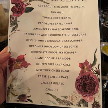 FANATICO - Dessert Menu - Italian Near Me - Whitewater, Wisconsin