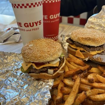 Five Guys - Cheeseburger and fries - Burgers Near Me - San Jose, California