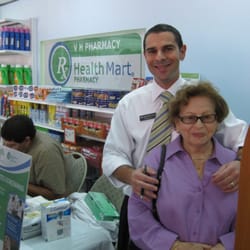 VH Pharmacy - Dr. Blanco and one of his favorite patients at VH Pharmacy"s monthly Free Health Screening.