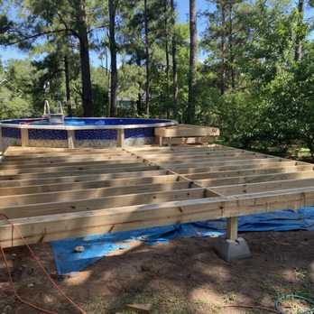 FRR Construction & Patios - Underlying frame for deck - Patio Coverings Near Me