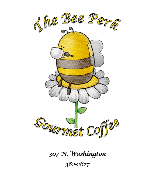 Bee Perk Gourmet Coffee Logo