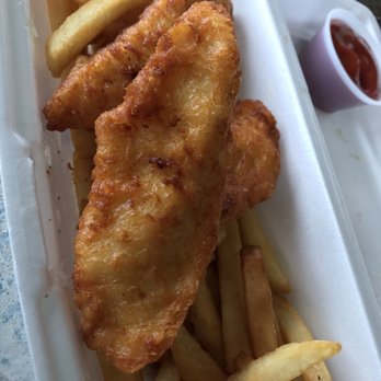 Tex Drive In - Fish and chips ($12.95) - 3 small pieces of fish and tons of fries. Very fresh. - Fast Food Near Me - Honokaa, Hawaii Tex Drive In - Fish and chips ($12.95) - 3 small pieces of fish and tons of fries. Very fresh. - Fast Food Near Me - Honokaa, Hawaii