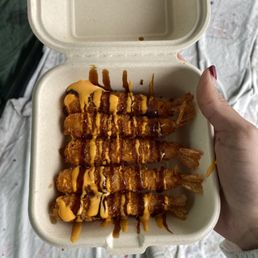 Spicy battered shrimp Spicy battered shrimp