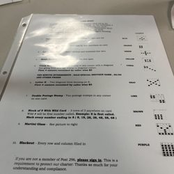 American Legion - Bingo games - 10 games for $20