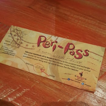 Nando's Peri-Peri - Wohoo! The manager, Will gave me a free coupon for making me wait longer than usual. Thats nice :) - South African Near Me - Chicago, Illinois