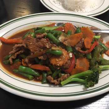 Celadon Thai Restaurant - King's curry. Spicy and AMAZING. I could do with about 30% less green beans but other than that it was perfect - Thai Near Me - Latham, New York Celadon Thai Restaurant - King's curry. Spicy and AMAZING. I could do with about 30% less green beans but other than that it was perfect - Thai Near Me - Latham, New York