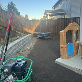 The Brother's Allscapes - Previous gravel yard - Landscaping Near Me