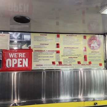 Tacos El Pollo - Menu 4/2025 - Food Trucks Near Me - Pasadena, California