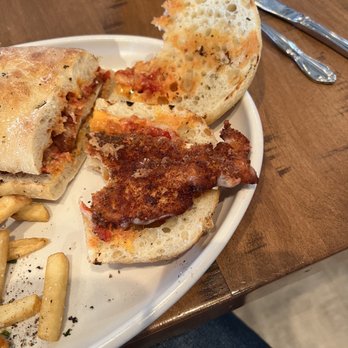 North Italia - Ratio of bread to chicken is off.  I have never had such a sad sandwich. - Italian Near Me - Tucson, Arizona