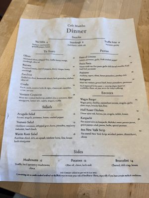 Menu photo 1 Cafe Mambo Paia, HI