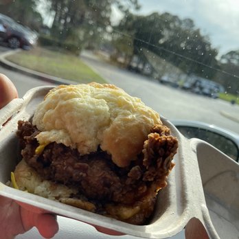 Seasons By 10/Fold - Nashville chicken biscuit sandwich - Breakfast & Brunch Near Me - Myrtle Beach, South Carolina Seasons By 10/Fold - Nashville chicken biscuit sandwich - Breakfast & Brunch Near Me - Myrtle Beach, South Carolina