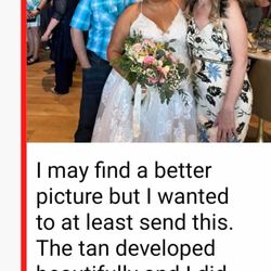 Beachworks Custom Spray Tan - Love getting messages like this from my clients! Congratulations on your wedding!