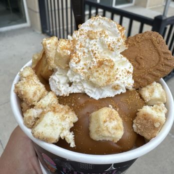Eiffel Waffle Creamery - Kiddie Lotus Lover (my fave!) - Ice Cream & Frozen Yogurt Near Me - Fishers, Indiana Eiffel Waffle Creamery - Kiddie Lotus Lover (my fave!) - Ice Cream & Frozen Yogurt Near Me - Fishers, Indiana