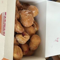 Dunking Donuts munchkins (donut holes)!