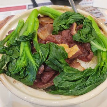 Longten Cafe - Chinese sausage w/ rice in clay pot - Hong Kong Style Cafe Near Me - Monterey Park, California Longten Cafe - Chinese sausage w/ rice in clay pot - Hong Kong Style Cafe Near Me - Monterey Park, California