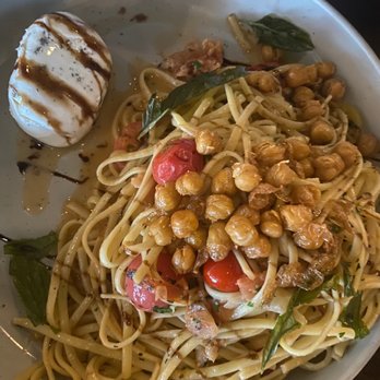 44 Mills Kitchen + Tap - Burrata pasta with roasted chickpeas - New American Near Me - Concord, North Carolina