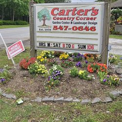 Carter's Country Corner - Road sign for Carter's Country Corner
