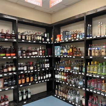 Spirits Express - shelves of liquor in a liquor store - Beer, Wine & Spirits Near Me - Ladson, South Carolina