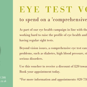 i-Optix - i-optix health campaign eye test voucher. you can collect yours or email them for one (info@i-optix.co.uk), just mention 'eye - Eyewear & Opticians Near Me - London, XGL i-Optix - i-optix health campaign eye test voucher. you can collect yours or email them for one (info@i-optix.co.uk), just mention 'eye - Eyewear & Opticians Near Me - London, XGL