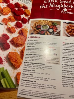 Menu photo 2 Applebee's Grill + Bar Three Rivers, MI