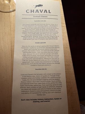 Menu photo 1 Chaval Portland, ME