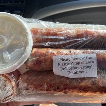 Nem Nuong & Rolls - Nem Nuong Rolls. Please remember to remove the inner plastic wrap for each roll. I think I ate a part of it. Lol. - Vietnamese Near Me - Houston, Texas Nem Nuong & Rolls - Nem Nuong Rolls. Please remember to remove the inner plastic wrap for each roll. I think I ate a part of it. Lol. - Vietnamese Near Me - Houston, Texas