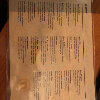 Oak - Burgers Near Me - Seattle, Washington