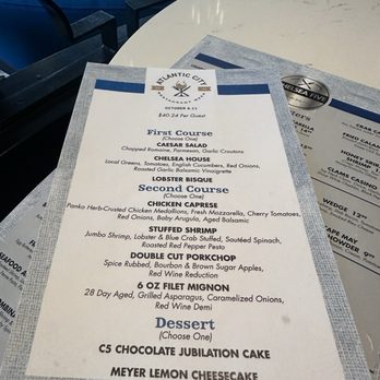 Chelsea Five - Restaurant week menu 10/6-10/11 - Gastropubs Near Me - Atlantic City, New Jersey